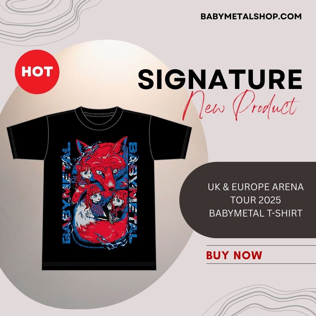 UK & EUROPE ARENA TOUR 2025 PM2602 Babymetal T-Shirt